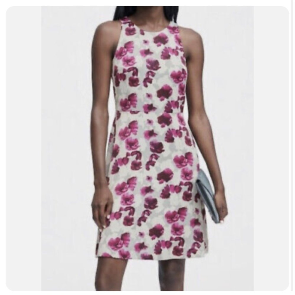 NWT Banana Republic Floral Fit and Flare Dress (Size 6)